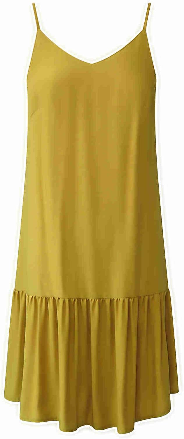 Watoriwa Women's Bohemian Print Dress - V-Neck,Loose Sleeveless, Spaghetti Strap Sundress & Cover... | Amazon (US)