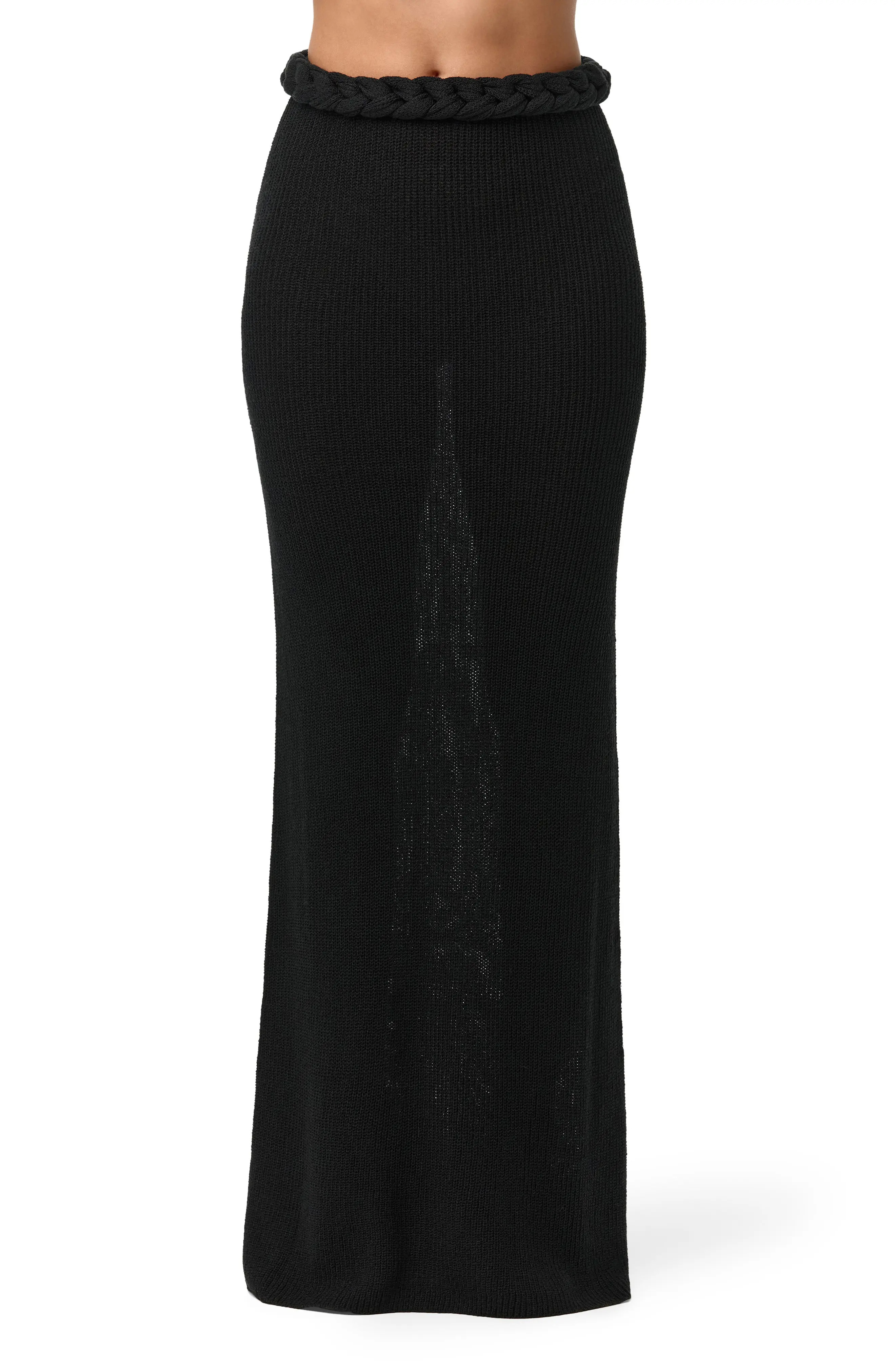 Braided Waist Maxi Sweater Skirt (Women) | Nordstrom | Nordstrom