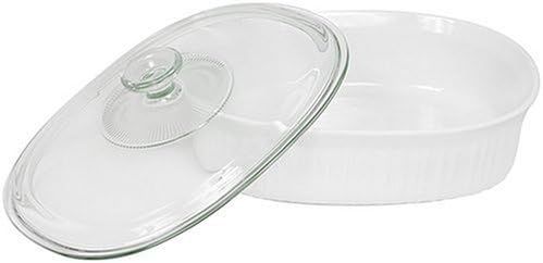 CorningWare 2-1/2-Quart Oval Casserole Dish with Glass Lid | Amazon (US)
