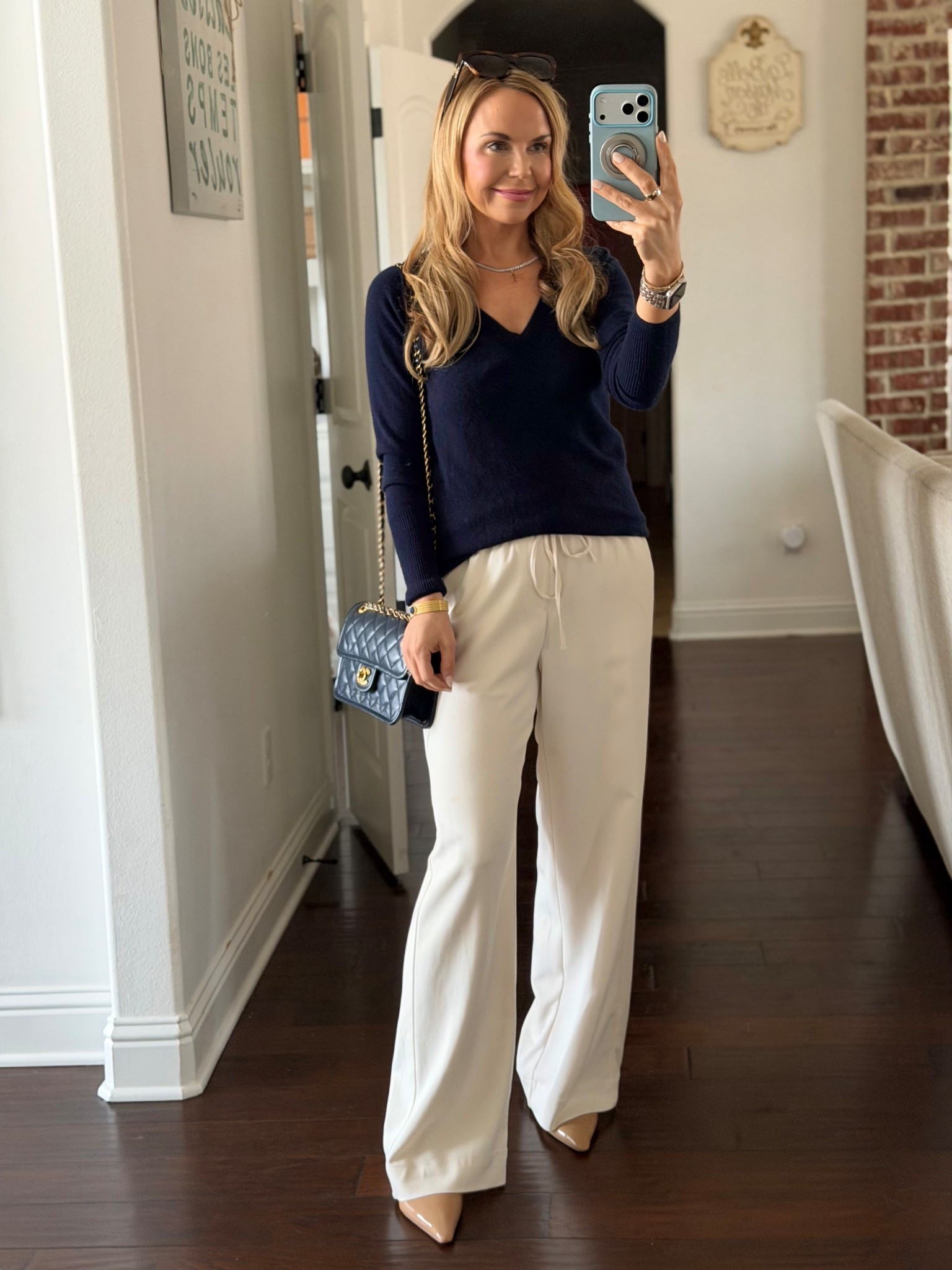 Work OOTD. pants only $35, wearing an XS

@Target @Quince 

#LTKootd #LTKPetite #LTKWorkwear