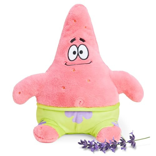 warmies x Spongebob Squarepants - Microwavable & Weighted Stuffed Animals, Patrick Star - Heated Stuffed Animal Plushie for Warmth & Comfort - Soft Plush Toys for Adults & Children (Boys & Girls) | Amazon (US)
