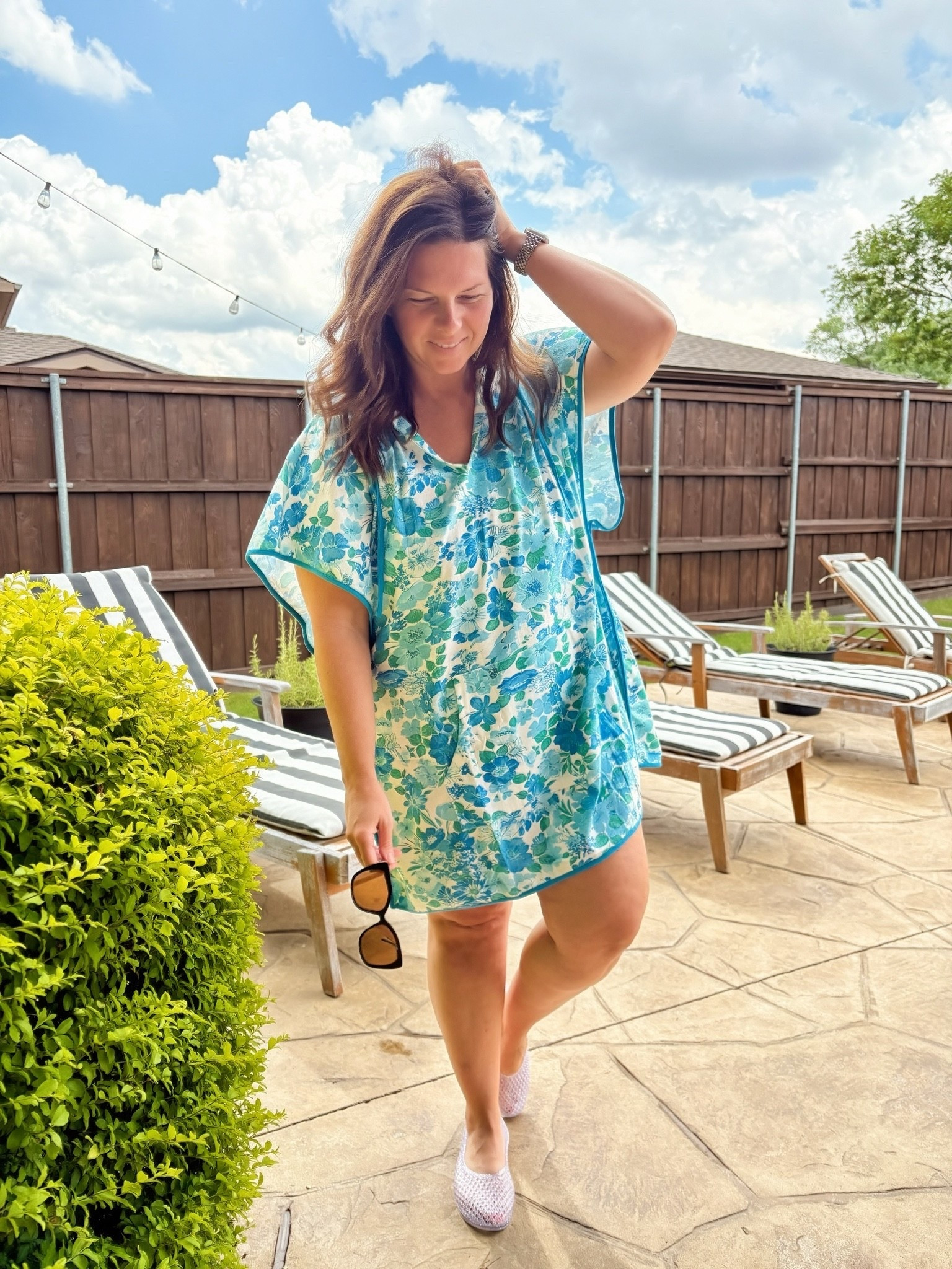 This terry cloth swim cover came in and I immediately ordered it in another print! 

I’m in an XL￼

#LTKootd #LTKMidsize #LTKTravel