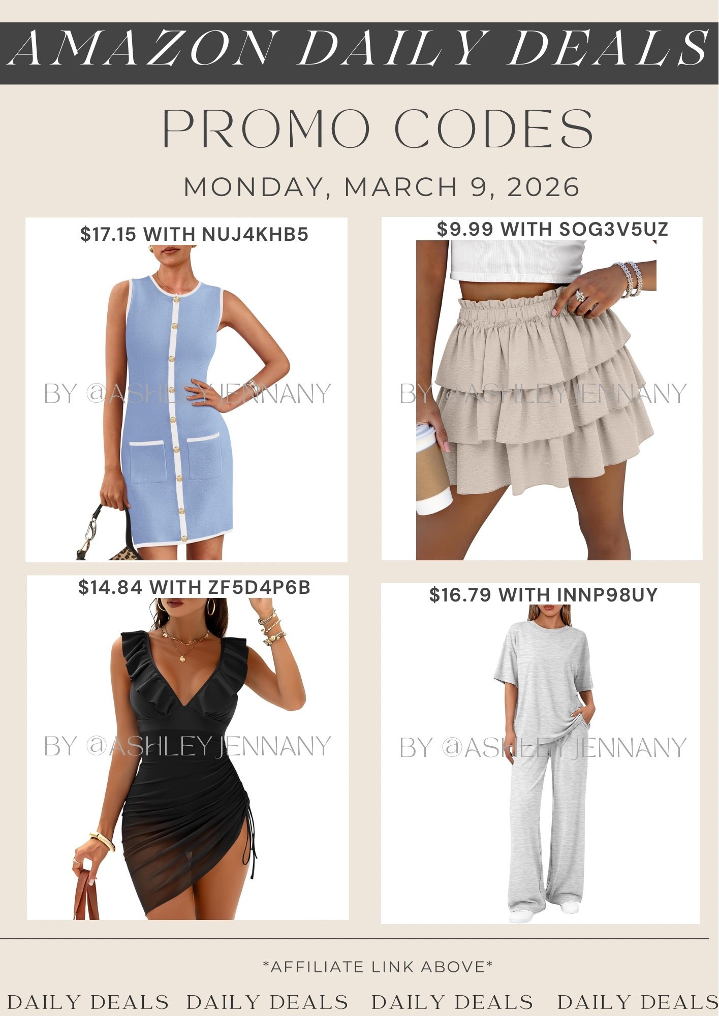 Amazon fashion deals on skort, business casual dress, one piece swimsuit and loungewear set 

#LTKSeasonal #LTKMidsize #LTKSaleAlert