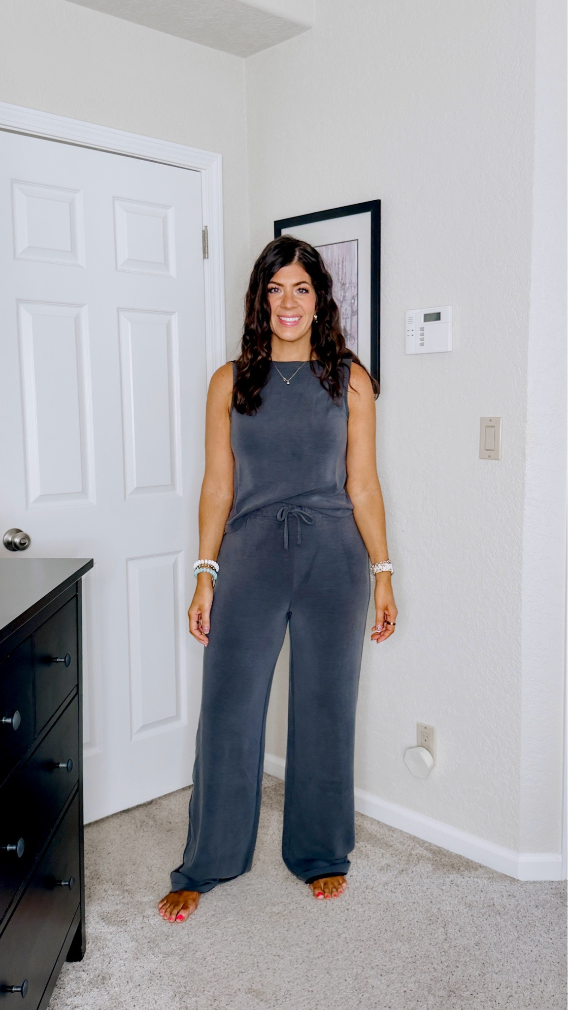 New in from Spanx!
In medium top and medium tall wide leg sweatpants- code Meghanxspanx

#LTKSaleAlert #LTKMidsize #LTKTall