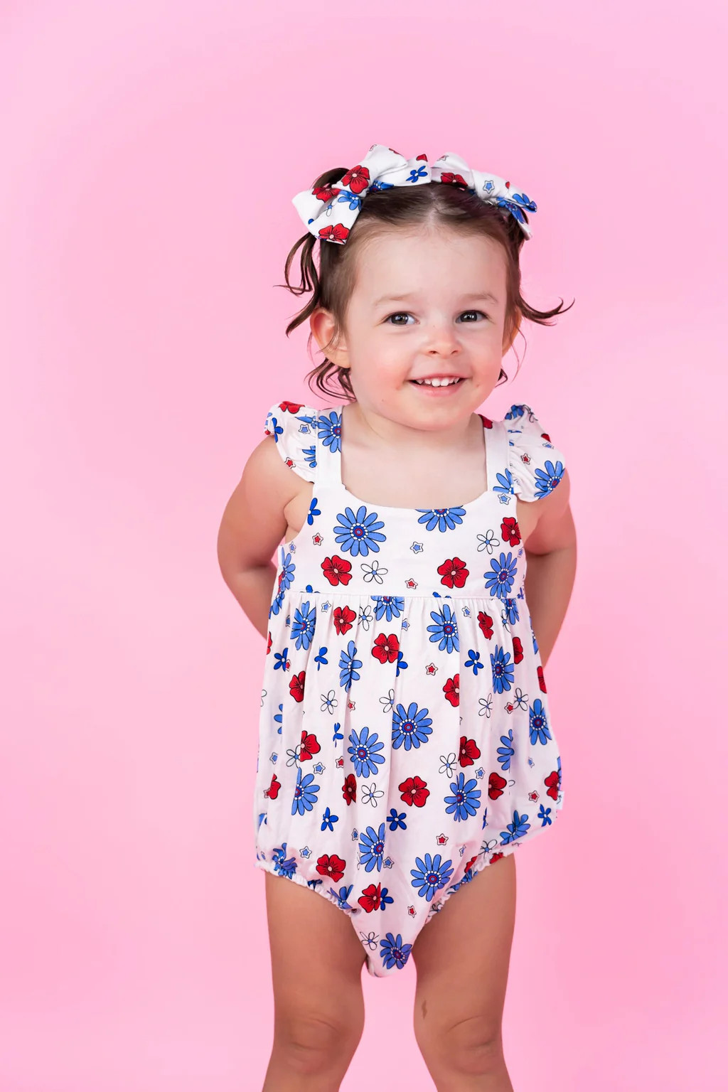 EXCLUSIVE FREEDOM BLOOMS DREAM BUBBLE ROMPER | Dream Big Little Co.