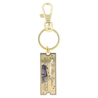 SalesOne LLC The Polar Express "Believe" Gold Train Ticket Enamel Charm Keychain | Target