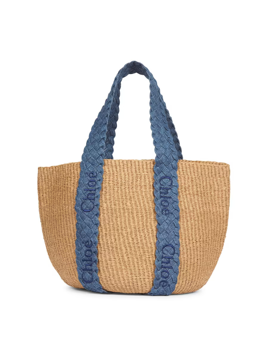 Chloé x Mifuko Woody Woven Basket Bag | Saks Fifth Avenue