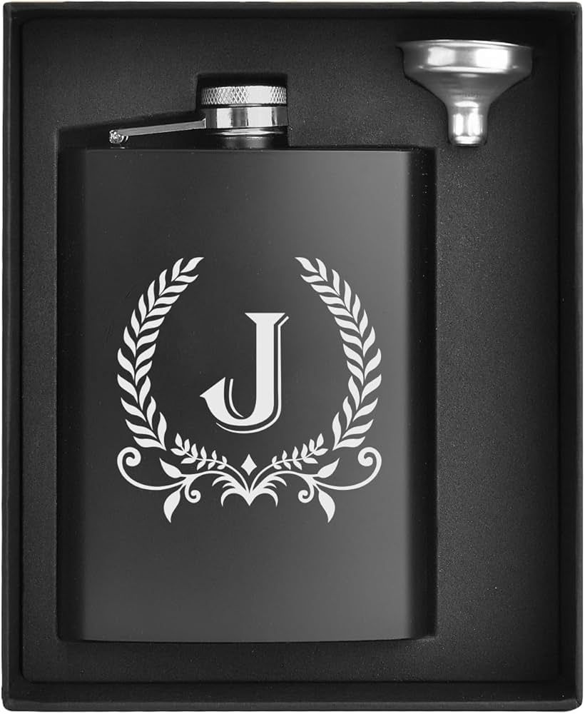 ELEGANTPARK Personalized Gifts for Men Groomsmen Gifts Initial Monogrammed Gifts for Brother Boyf... | Amazon (US)