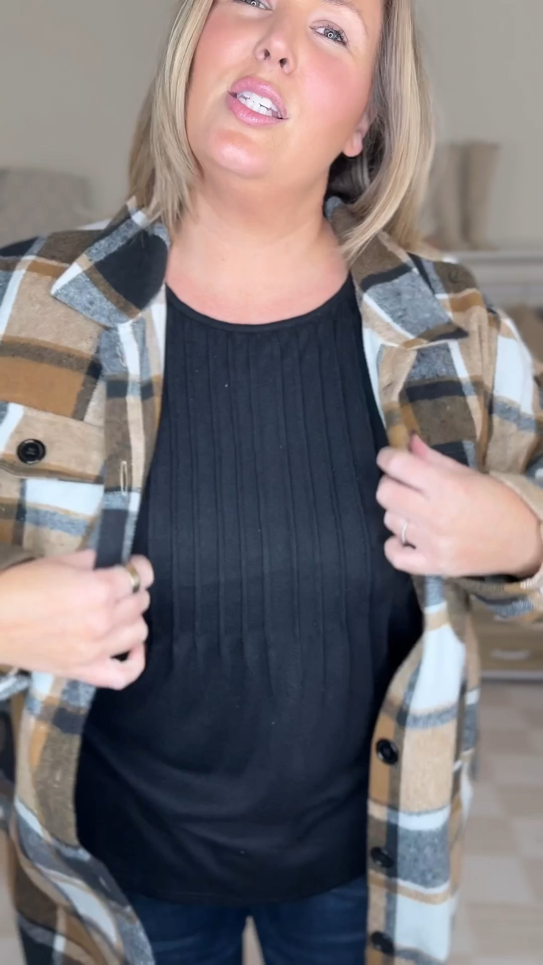 Jeans: I’m wearing a size 20, they run true! Flannel Shacket, size up! I’m in the 22 so size up two! Black top - TTS, I’m in 20 but could do 18! These shoes are AMAZING, such great support! They are wide too, I do not have a very wide foot so I take a size down to the 9 instead of my regular 10!

Amazon fashion, Amazon finds, fall fashion, fall outfits, plus size fashion, trendy fashion, chic outfit casual outfits 

#LTKStyleTip #LTKOver40 #LTKPlusSize