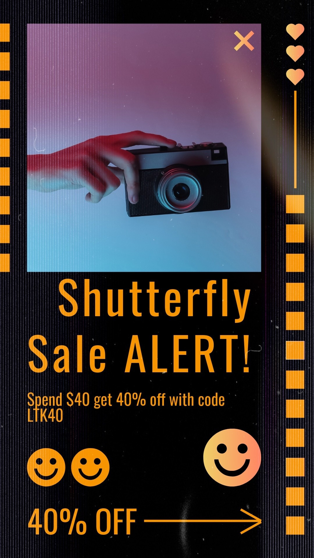 Get 40% off Shutterfly when you spend $40 or more. CODE LTK40 #photography #familyphotos

#LTKSaleAlert #LTKWedding #LTKKids