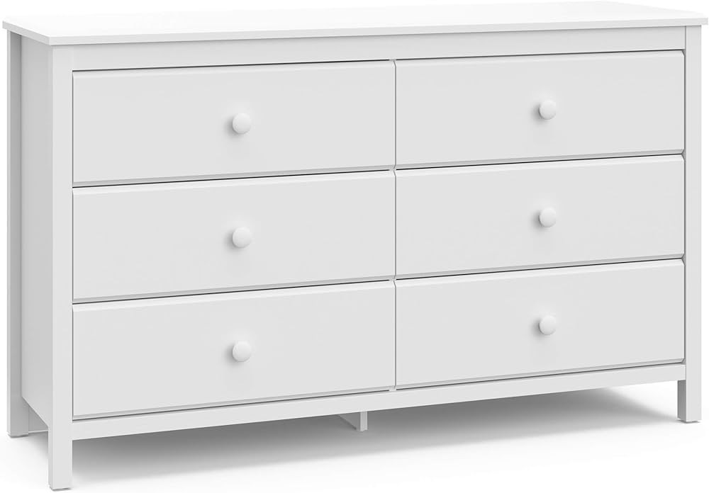 STORKCRAFT ALPINE 6 DRAWER DRESSER - WHITE | Amazon (US)