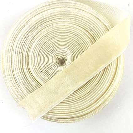 Worlds Cream Velvet Ribbon 5 Yards 5/8"Inch(16mm) | Amazon (US)