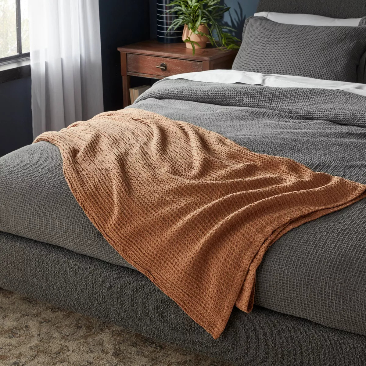 TENCEL® Lyocell Waffle Bed Blanket - Threshold™ | Target
