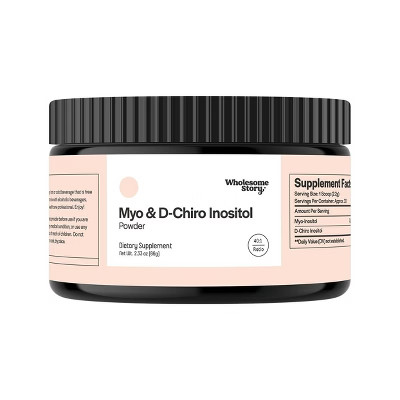Wholesome Story Myo-Inositol & D-Chiro Inositol Capsules, Supports Healthy Hormone Levels, Menstr... | Target
