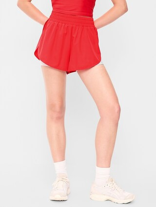 High-Waisted StretchTech 2-In-1 Run Shorts | Old Navy (US)