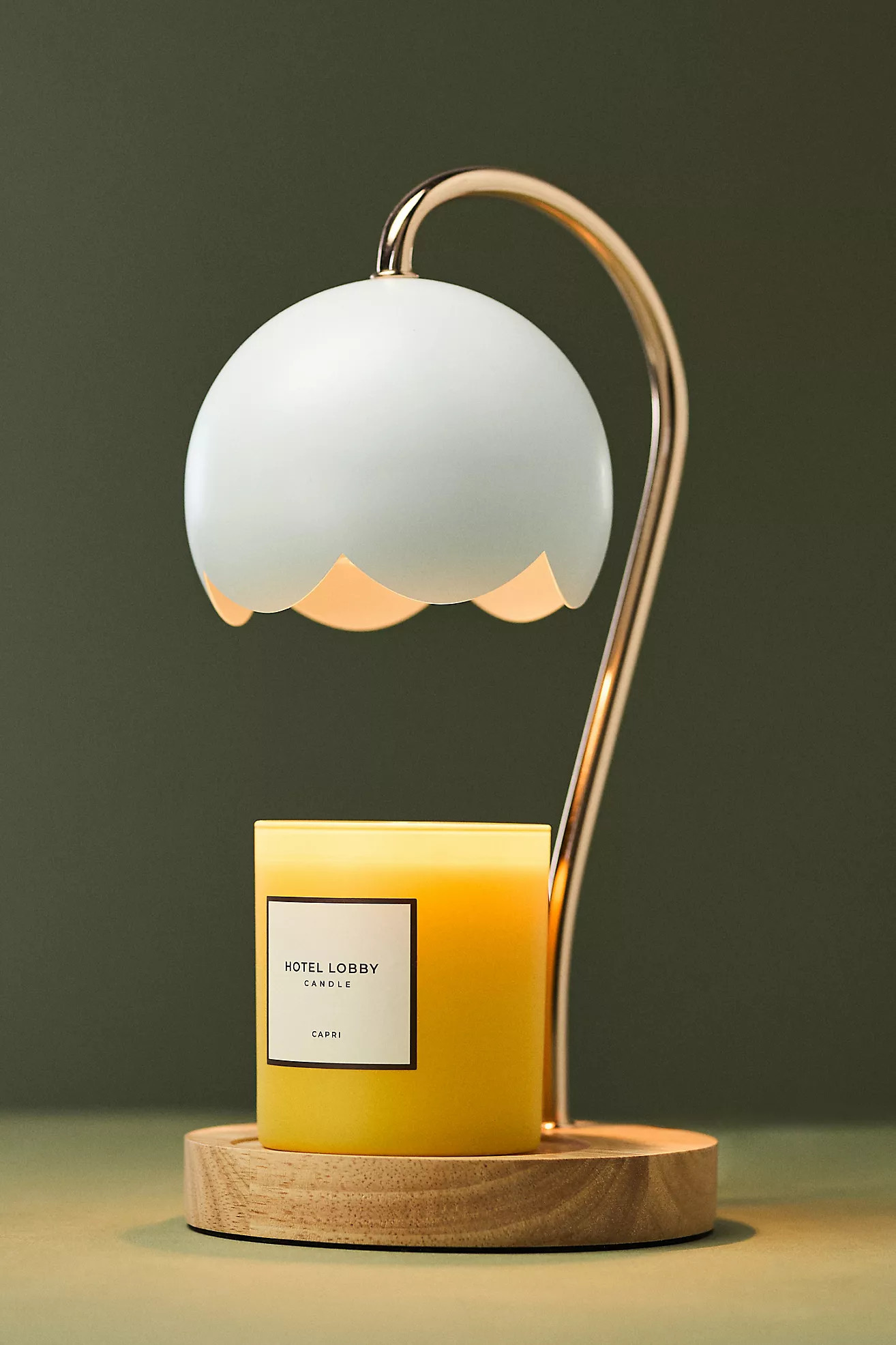 Flower Candle Warmer Lamp | Anthropologie (US)