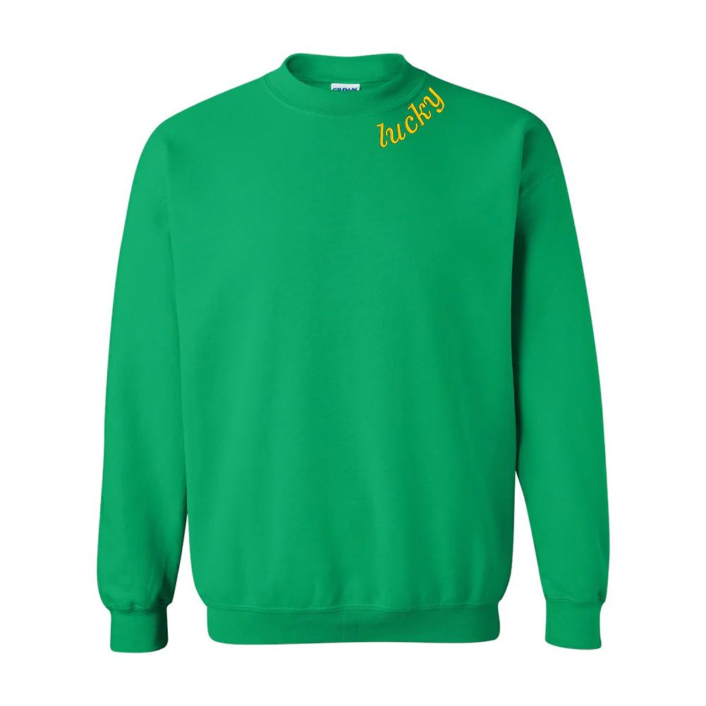 Make It Yours™  Collar Crewneck Sweatshirt | United Monograms