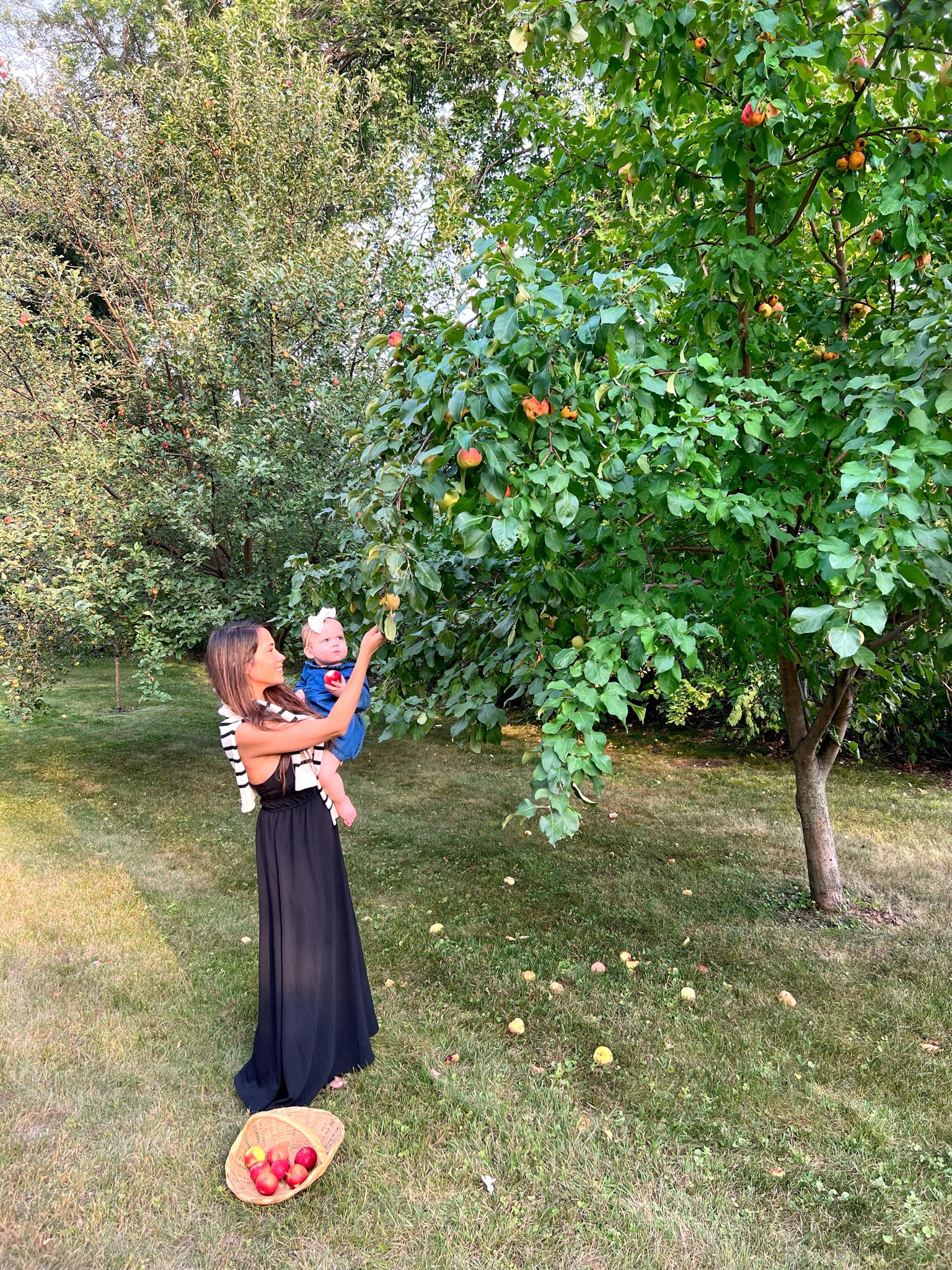 Fall outfit 
Black maxi dress 
Black sandals 
Nautical striped sweater 
Baby Denim dress 
Monogrammed baby bow 
Target finds 
Amazon finds


#LTKstyletip #LTKfamily #LTKbaby