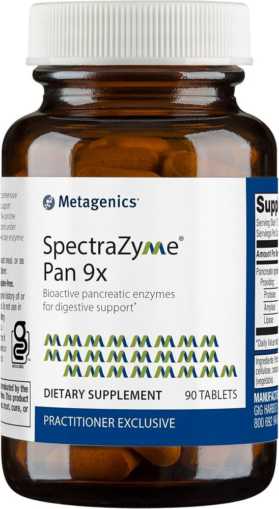 Metagenics SpectraZyme Pan 9X - Digestion Supplement* - Pancreatic Enzymes - Digestive Enzymes - ... | Amazon (US)