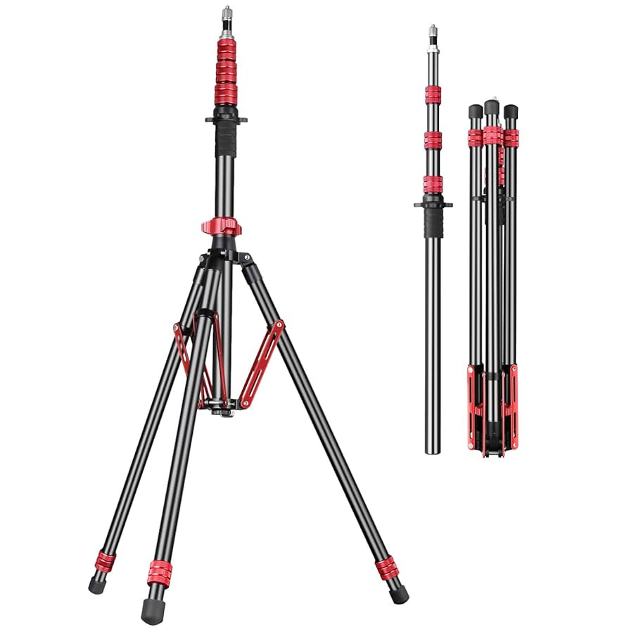 FreeSea Light Stand Aluminum, Adjustable Tripod Stand for Photography, 260cm/102inch Studio Sturd... | Amazon (US)