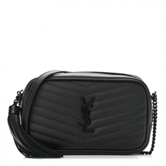 SAINT LAURENT

Grain De Poudre Matelasse Monogram Mini Lou Camera Bag Black | Fashionphile