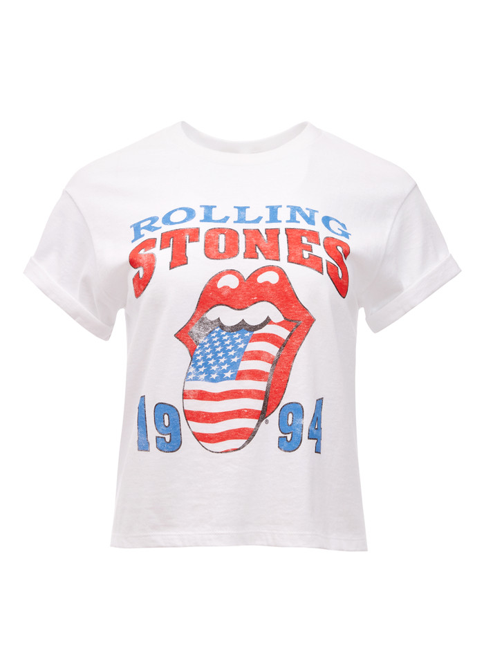 SHIRA ROLL CUFF TEE | Alice + Olivia