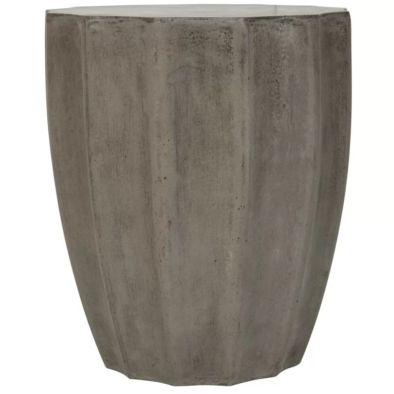 Delyse Concrete Top Abstract End Table | Wayfair North America