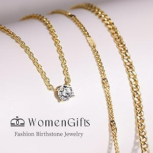 WomenGifts Layered Gold Necklaces for Women, 14K Gold Sterling Silver Plated Dainty Pendant Neckl... | Amazon (US)