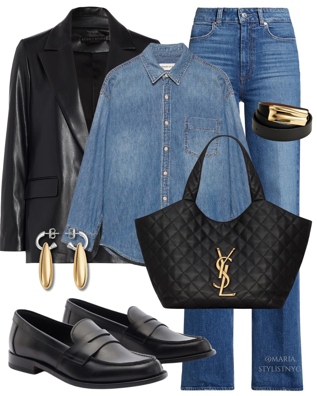 Leather Blazer + Double Denim + Loafers 🖤✨
Explore similar styles within your budget

#LTKItBag #LTKStyleTip #LTKSeasonal
