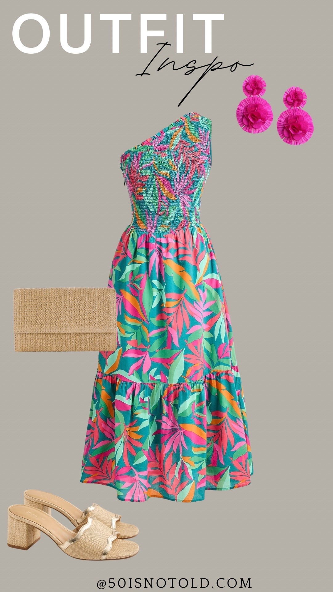 Bold and colorful outfit inspo for women! Spring outfit | one shoulder dress | vacation outfit | resort wear

#LTKWedding #LTKOver40 #LTKSeasonal