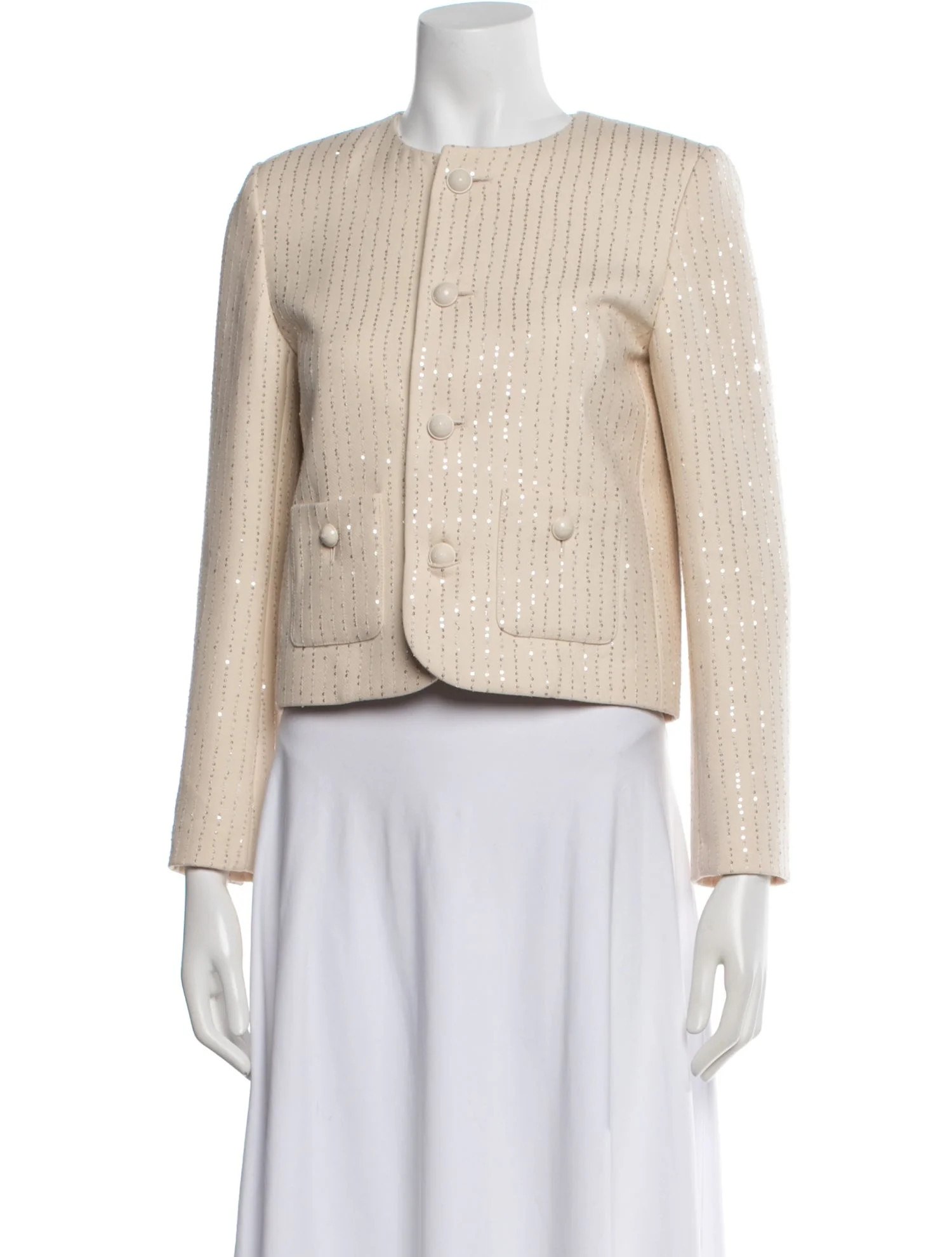 Celine Wool Patterned Jacket w/ Tags | The RealReal