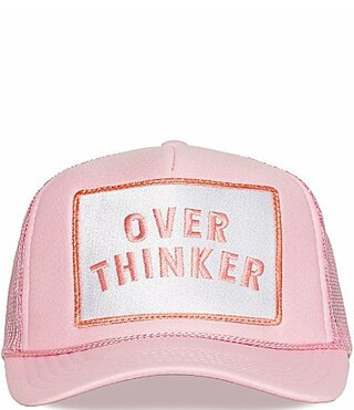 Friday Feelin' Over Thinker Trucker Baseball Cap - Light Pink | Dillard's