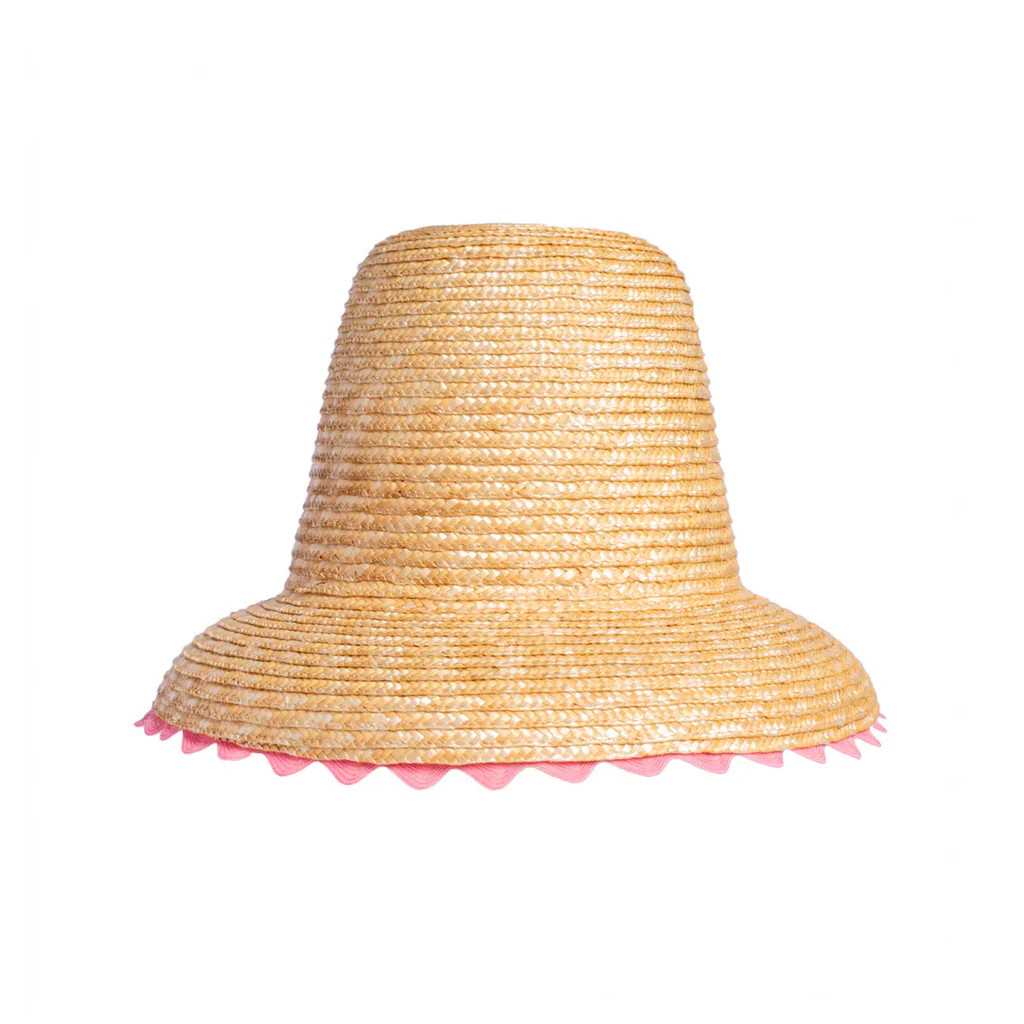 Wavy Hat in Rose | Over The Moon