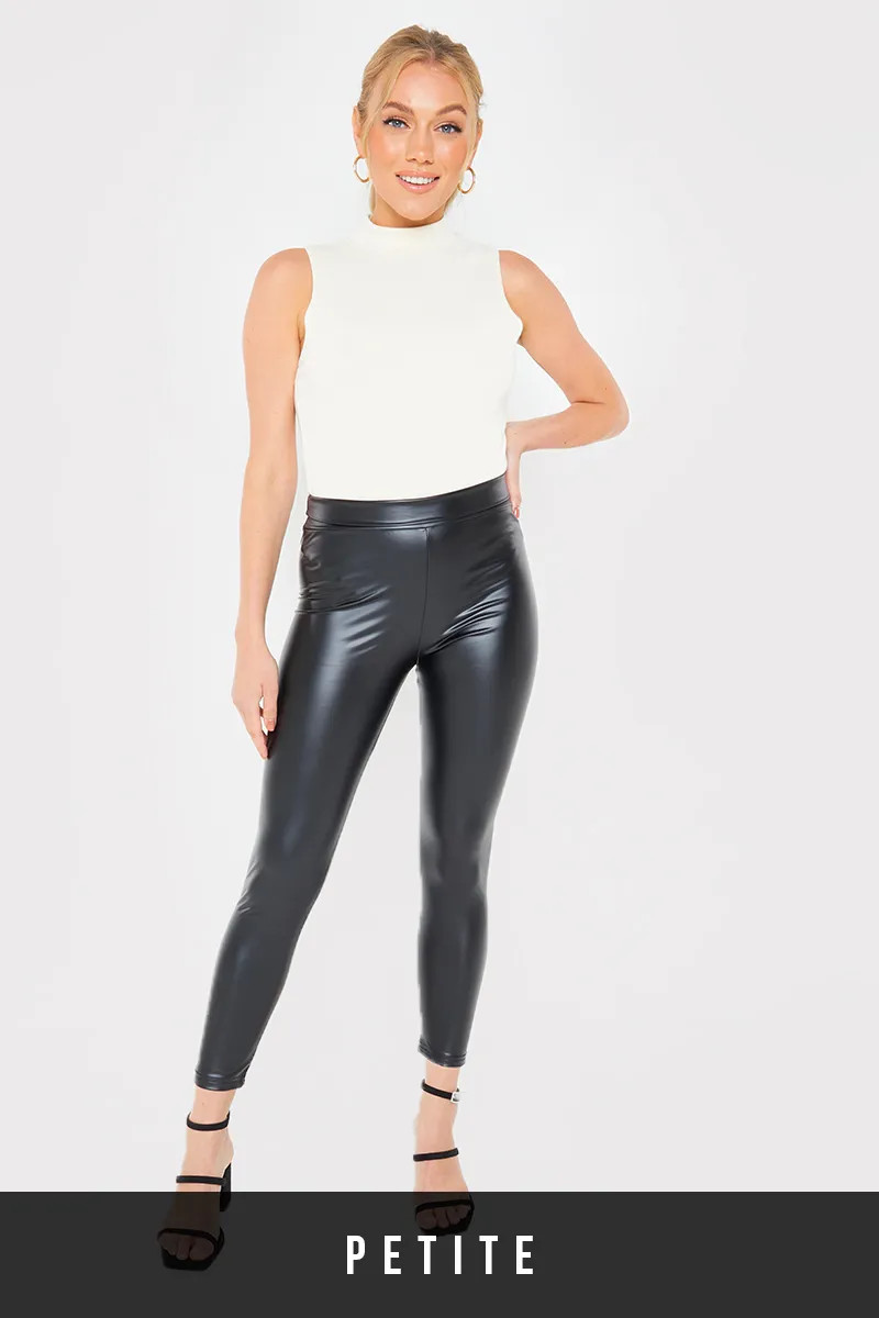 Faux Leather Leggings | In The Style (UK)