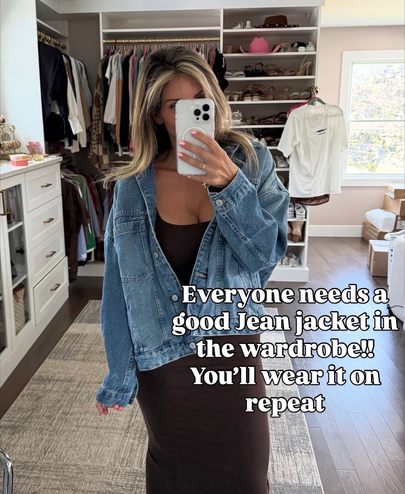 The best denim jacket 

#LTKootd #LTKgrwm #LTKmomlife