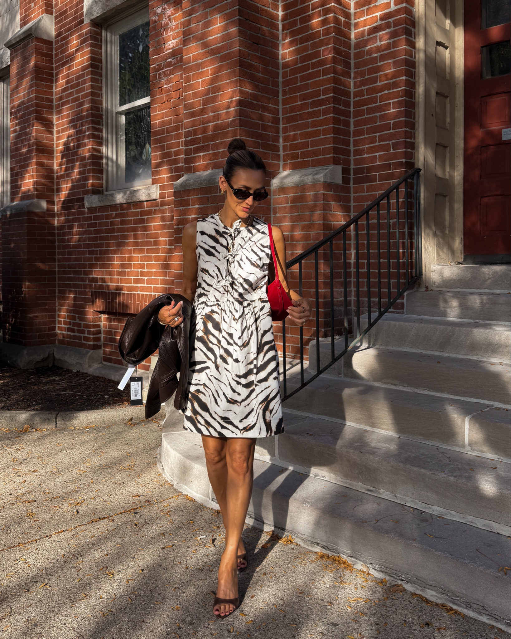 Ended up wearing the little Ganni dress and Paige jacket for life group tonight! Both are on sale with code FALL! 
Dress 34 and jacket xs

#LTKootd #LTKSeasonal #LTKSaleAlert
