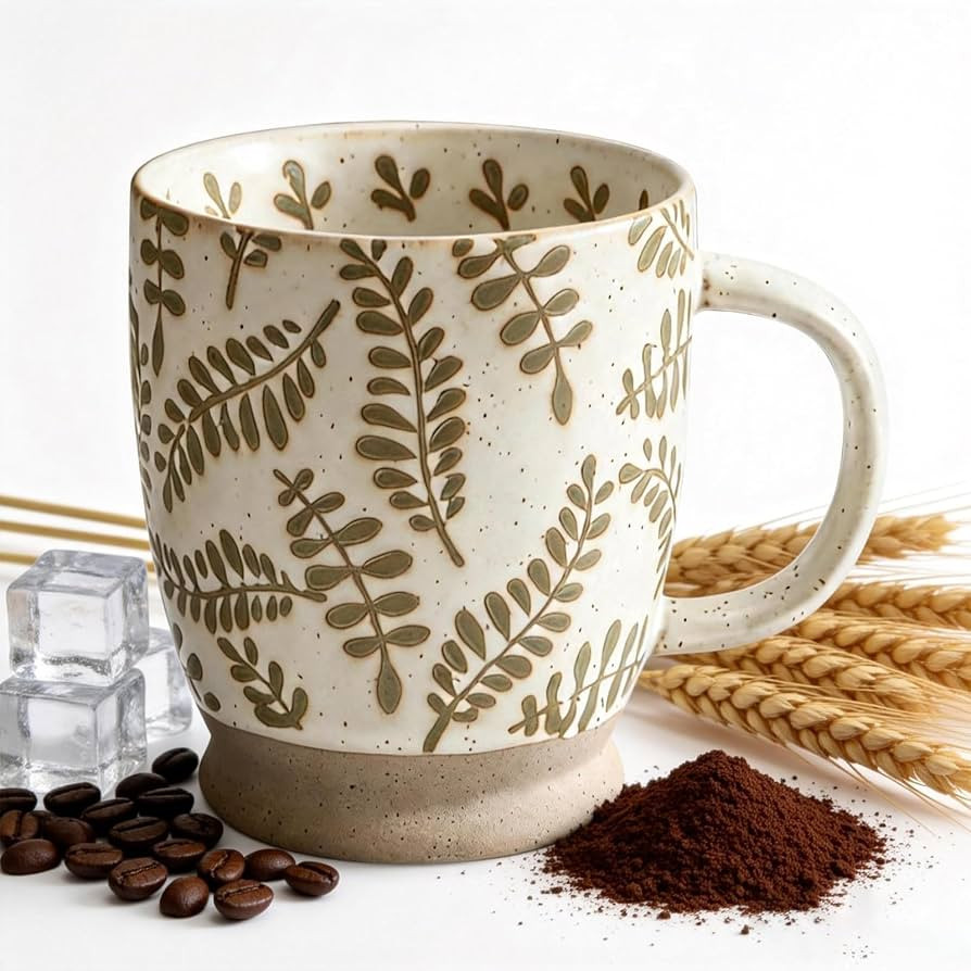 18oz Coffee Mug Gift for Women Mom Her - Rustic Handmade Coffee Cup | Amazon (US)