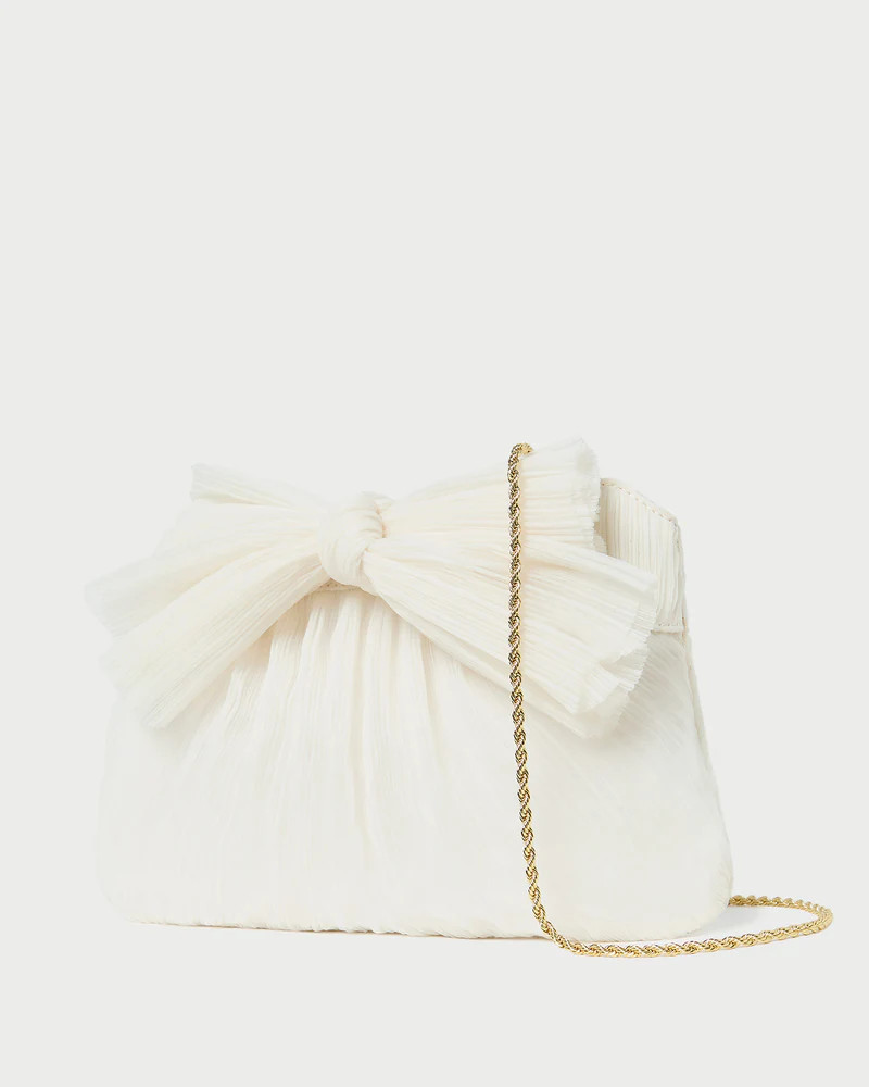 Rayne Pearl Bow Clutch | Loeffler Randall