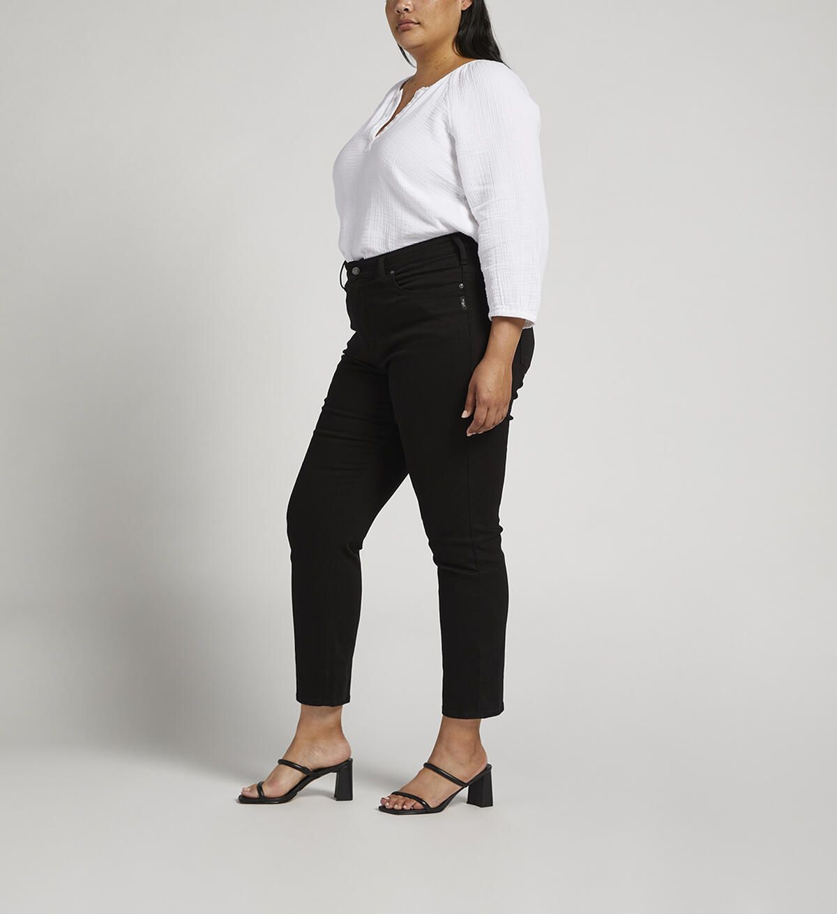 Infinite Fit High Rise Straight Leg Jeans Plus Size | Silver Jeans Co. (US)