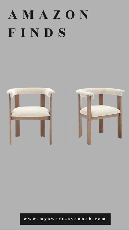 Mid Century Dining Chair Set of 2 Linen Fabric Accent Dining Room Chair Arm Chairs with Curved Open Back Farmhouse Barrel Chairs with natural wood leg Upholstered Kitchen Chairs for Living Room, Beige
Sale
Amazon finds 

#LTKstyletip #LTKhome #LTKsalealert