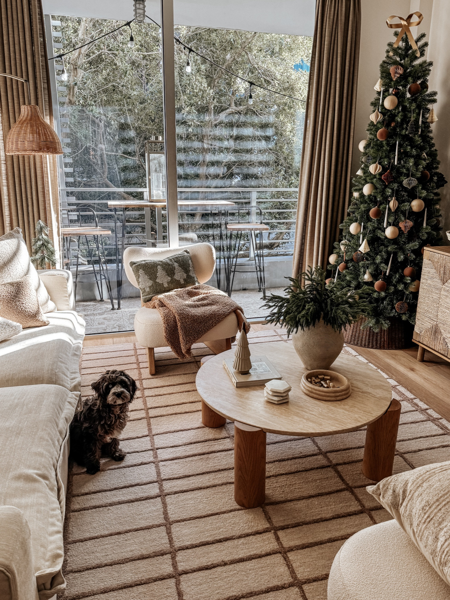 Cozy living room view to welcome us back home from the thanksgiving holiday!

Neutral living room, living room decor, Christmas decor 

#LTKHome #LTKStyleTip