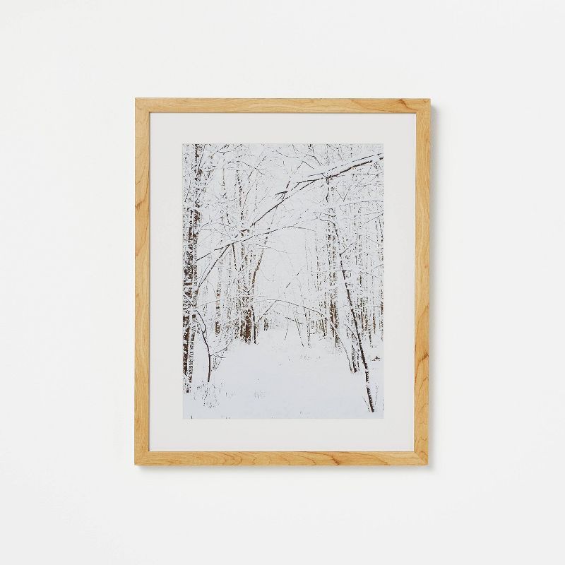 16" x 20" Forest Framed Under Plexi Poster Prints White - Threshold™ designed with Studio McGee | Target
