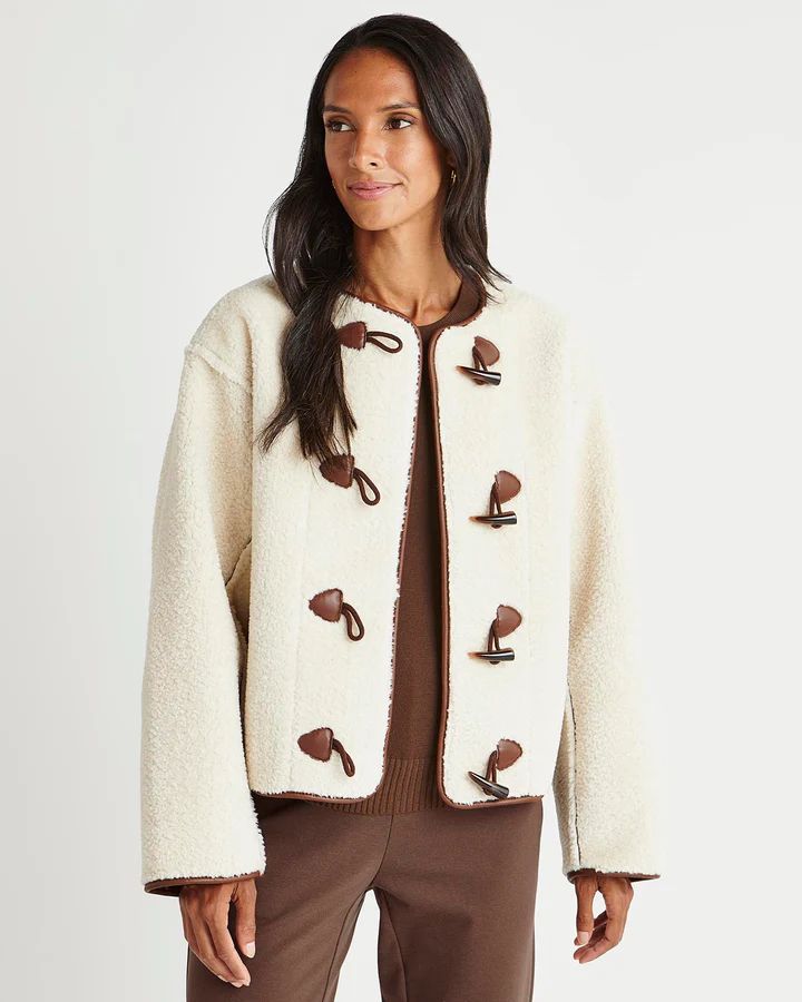 Splendid X Cella Jane Reversible Sherpa Coat | Splendid