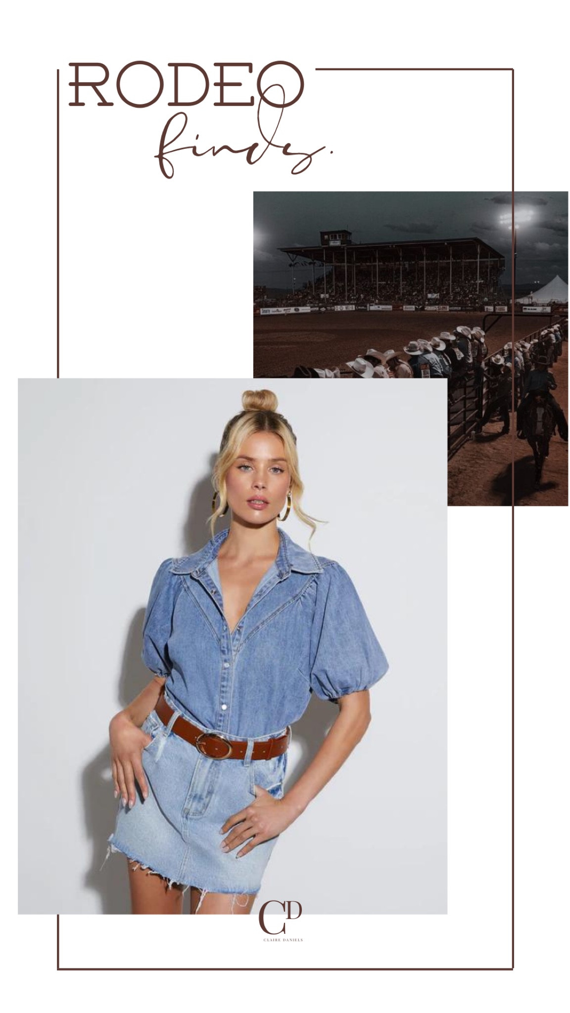 Obsessed with this denim top for rodeo season. Under $60!

#LTKSeasonal #LTKstyletip #LTKfindsunder100