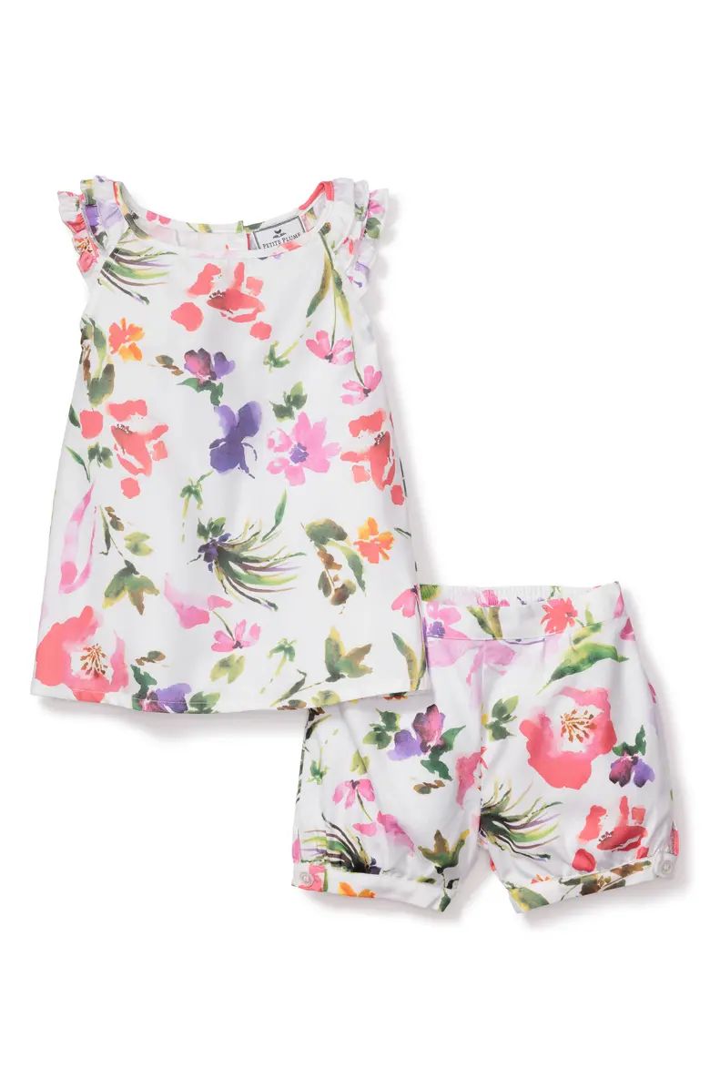 Kids' Garden of Giverny Amelie Floral Two-Piece Short Pajamas | Nordstrom