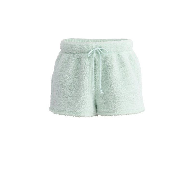 No Boundaries Plush Shorts, Women's and Women’s Plus | Walmart (US)