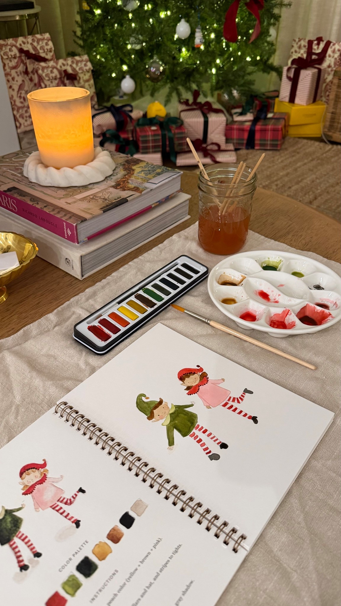 this Christmas watercolor book is on sale 🎄🎨☃️

#LTKHoliday #LTKSaleAlert