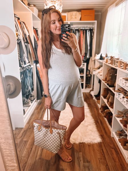 Amazon romper, tkees sandals from amazon, and Louis Vuitton neverfull in Damier Azur (linked an LV look for less from Walmart!)

#LTKunder50 #LTKFind #LTKstyletip