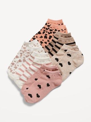 Patterned Ankle Socks 6-Pack for Girls | Old Navy (US)