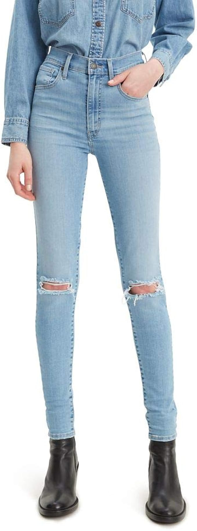 Levi's Women's Mile High Super Skinny Jeans | Amazon (US)
